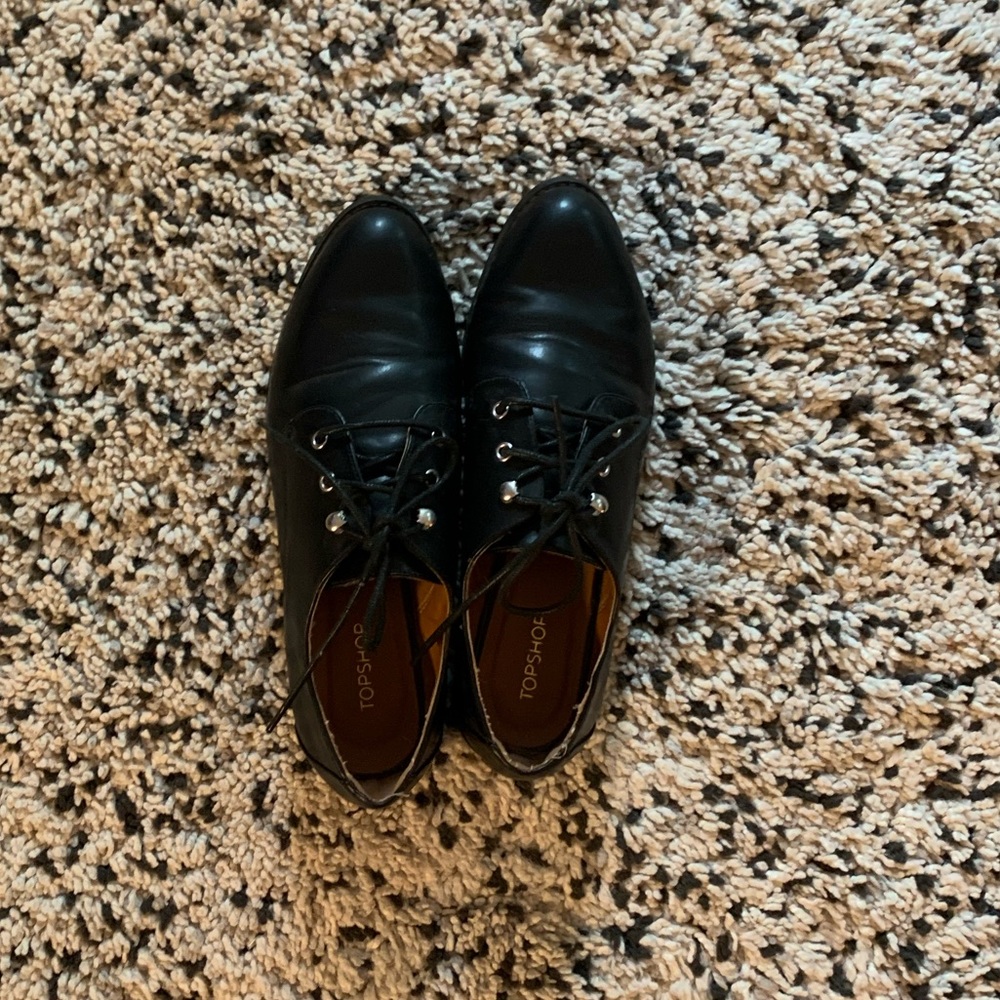 TopShop Fenner Hook lace up shoe